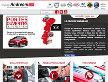 Tablet Screenshot of groupe-andreani.com
